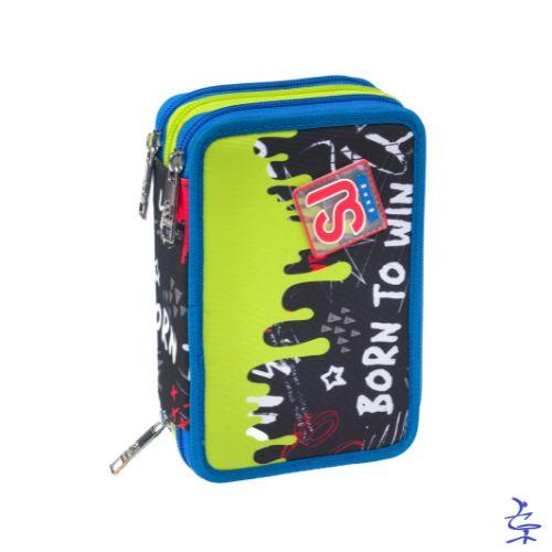 QQB ASTUCCIO 3 ZIP SJ GANG BORN TO FUN BOY