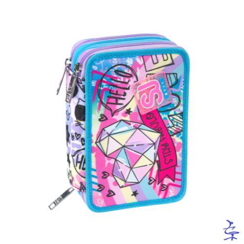 QQB ASTUCCIO 3 ZIP SJ GANG COLORJAM GIRL