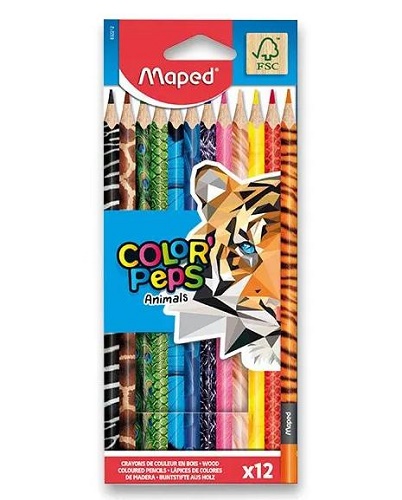 PASTELLI "COLOR PEPS ANIMAL" 12 PZ 