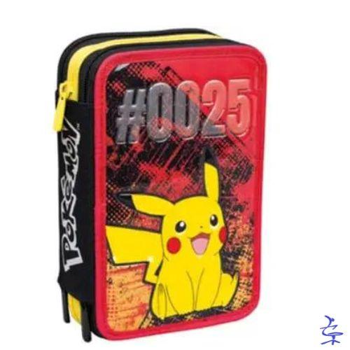 ASTUCCIO 3 ZIP POKÉMON PIKACHU 025