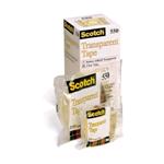NASTRO ADESIVO TRASPARENTE SCOTCH 550 MM. 15X33 MT. CONF. A CARAMELLA