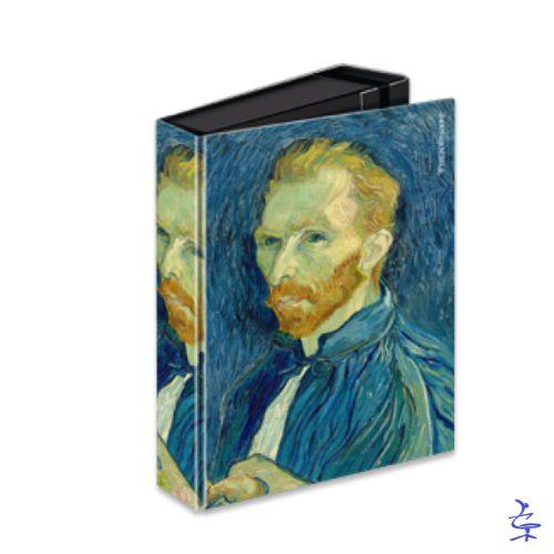 CARTELLA PORTAPROGETTI C/ELASTICO DORSO 7CM AUTORITRATTO VAN GOGH