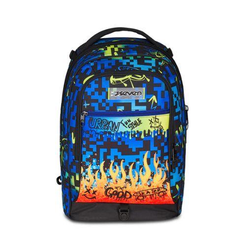 QQB ZAINO DUAL - SCRIBBLED FLAME
