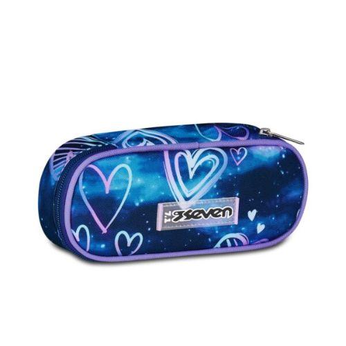 QQB BUSTINA PORTAPENNE ROUND PLUS - GLOOMY HEART