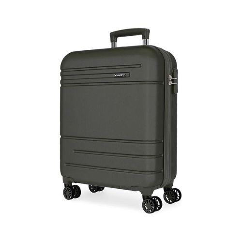 TROLLEY GALAXY NERO, IN ABS, cm. 48x68x27 ESPANDIBILE, CON CHIUSURA TSA E 4 RUOTE DOPPIE