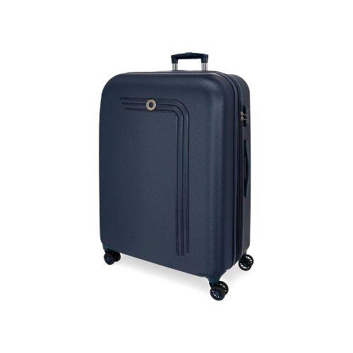 TROLLEY ABS 4 RUOTE MOVOM RIGA BLU NAVY 56x80x29cm