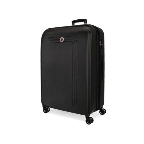 TROLLEY ABS 4 RUOTE MOVOM RIGA NERO 49x70x27cm