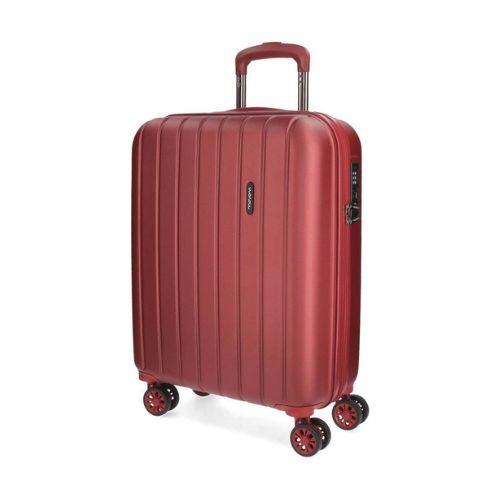 TROLLEY ABS 4 RUOTE MOVOM WOOD ROSSO 41x20x55cm