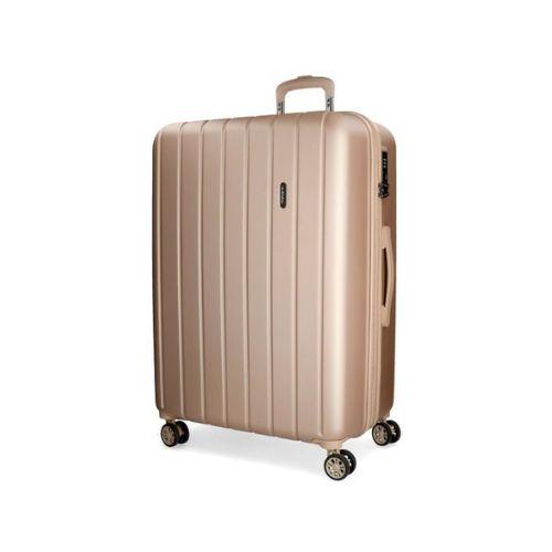 TROLLEY ABS 4 RUOTE MOVOM WOOD CHAMPAGNE 53,5x32x77,5cm