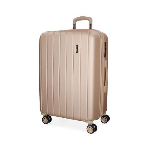 TROLLEY ABS 4 RUOTE MOVOM WOOD CHAMPAGNE 48,5x28x67,5cm