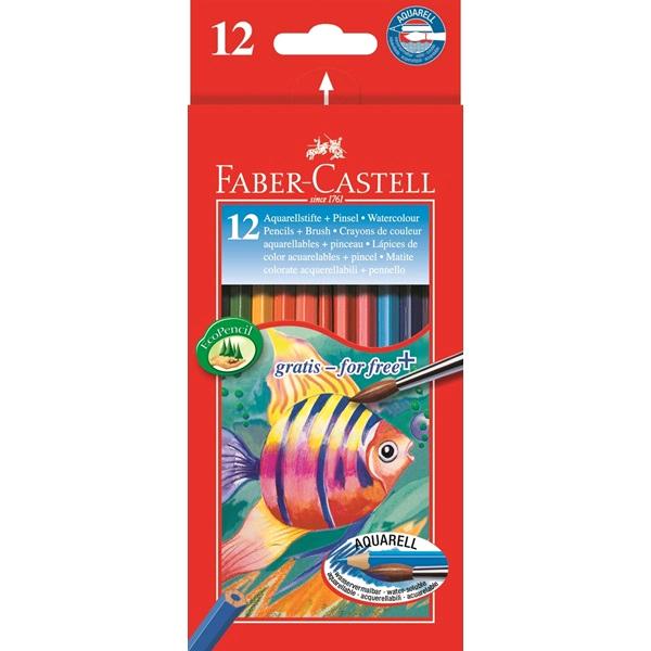 FABER CASTELL MATITE COLORATE ACQUARELLABILI (12 PZ)