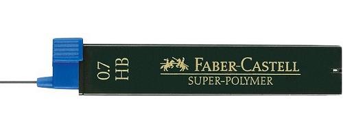 MICROMINE FABER CASTELL SUPER-POLYMER Ø 0,7 MM - HB (12 PZ)