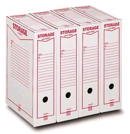 SCATOLA ARCHIVIO IN CARTONE 37X26  STORAGE 1602