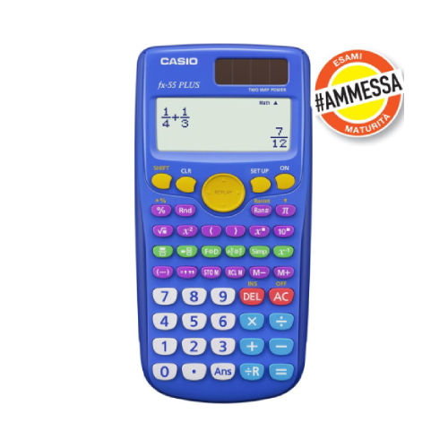 Calcolatrice Casio Scientifica FX-55PLUS 240 Funzioni