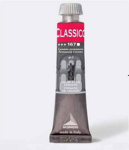 MAIMERI COLORE A OLIO "CLASSICO" IN TUBETTO 20 ml. CARMINIO PERMANENTE M0302167