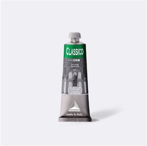 MAIMERI COLORE A OLIO "CLASSICO" IN TUBETTO 60 ml. VERDE TERRA 296