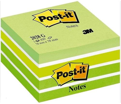 POST-IT PASTELLO VERDE 2028-G MM. 76X76 450 FG/BLOCCHETTO