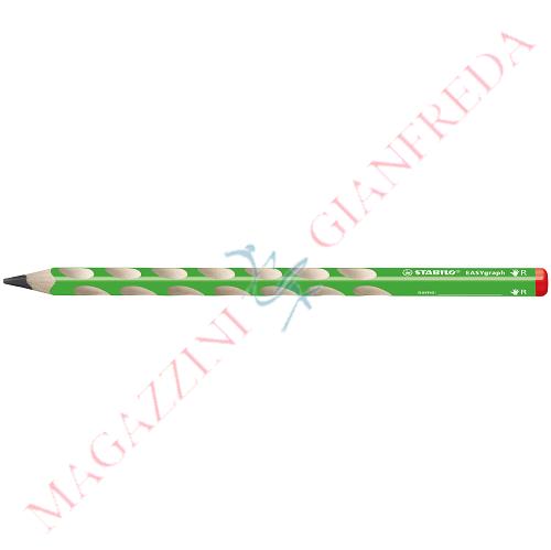 MATITA PER DESTRORSI STABILO EASYGRAPH 322/HB FUSTO COL. VERDE