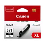 CARTUCCIA CANON NERA CLI-571BK XL ( 895 COPIE) ORIGINALE