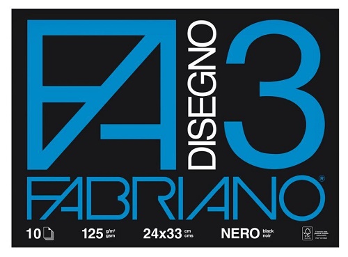 ALBUM NERO 24X33 FABRIANO (10FG)