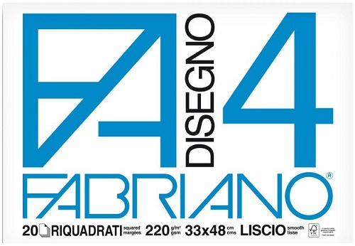 F4 BLOCCO 33X48 20 FG. LISCIO/RIQUADRATO