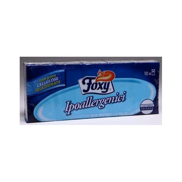 FOXY FAZZOLLETTI IPOALLERGENICI 4 VELI  8 pz