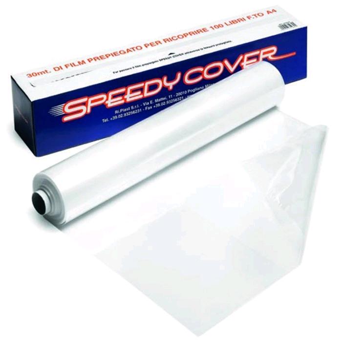 ROTOLO DI PELLICOLA PER FODERARE LIBRI SISTEMA SPEEDYCOVER  mt.30x0,52