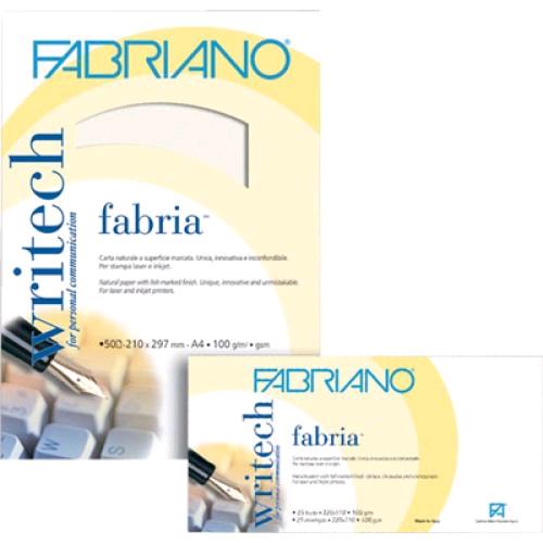 KIT BUSTA WRITECH FABRIA 11X22 25PZ BIANCO