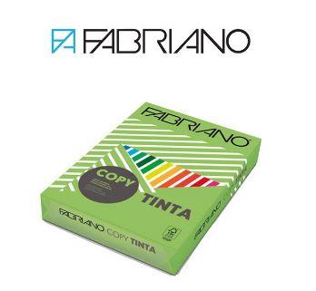 RISMA DI CARTA COPYTINTA VERDE PISELLO A4 FABRIANO 160 GR. 250 FOGLI