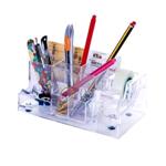 DESK ORGANIZER ABS C/DISPENSER