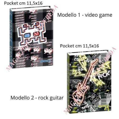 QQB SEVEN DIARIO POCKET 16 MESI COMPACT SEVEN CM 11,5 X 16