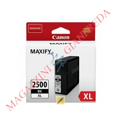 CANON CARTUCCIA PGI-2500XLBK NERO (2500 COPIE - 70,9 ML)  ORIGINALE