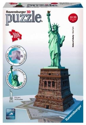 PUZZLE 3D STATUA DELLA LIBERTÀ 108 PZ