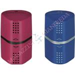 FABER CASTELL TEMPERAMATITE GRIP 2001 ROSSO/BLU A 3 FORI CON SERBATOIO