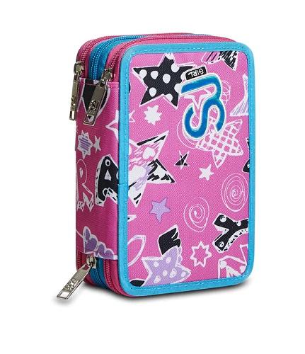 SEVEN QQB ASTUCCIO 3 ZIP COLOR SJ GANG CUTELED GIRL