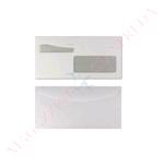 BUSTE PER CORRISPONDENZA CON DOPPIA FINESTRA 11X23 BIANCHE   0100