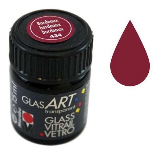 GLASART MARABU 50 ML BORDEAUX