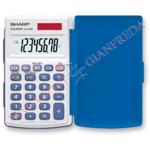 CALCOLATRICE SHARP 8 CIFRE, DOPPIA ALIMENTAZIONE, CUSTODIA RIGIDA