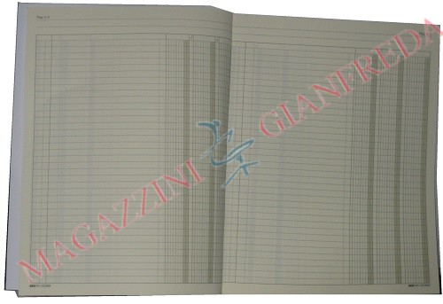 Libro Inventari 92 Pagine - Formato 31x24,5 Cm | Per Gestione Magazzino E Registrazioni