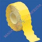 ROTOLO PREZZATRICE 26X16 GIALLO FLUO PERMANENTE AD ONDA
