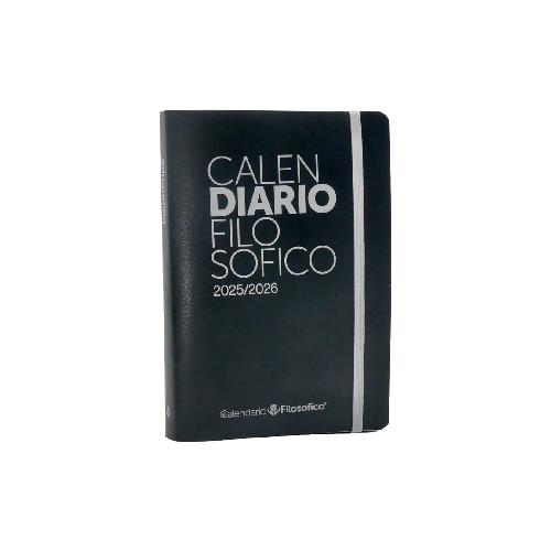 Agenda Giornaliera Calen-Diario "Calendario Filosofico" 2025/2026 – 17 Mesi, 12×17 cm, Diario/Agenda Scolastica