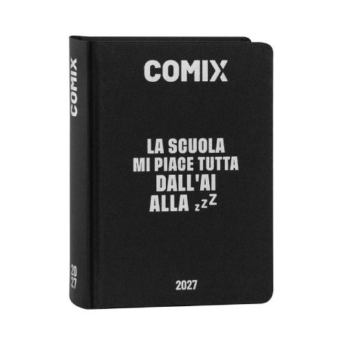 Agenda Comix 16 Mesi STD Nero e Argento 2026/2027
