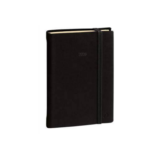 Quo Vadis Agenda Giornaliera Multilingua 2026 – Planner Annuale con Date Gennaio-Dicembre NERA