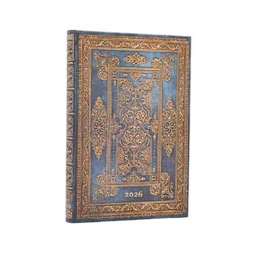 Paperblanks Agenda 2026 "Blue Luxe" – Planner 12 Mesi con Copertina Elegante