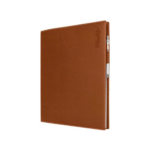 Agenda Settimanale 2026 "Guaina" – Blocco Intercambiabile 17x24 cm, Copertina Beige