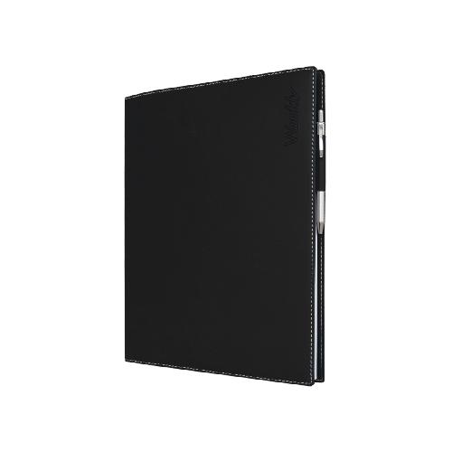 Agenda Settimanale 2026 "Guaina" – Blocco Intercambiabile 17x24 cm, Copertina Nera