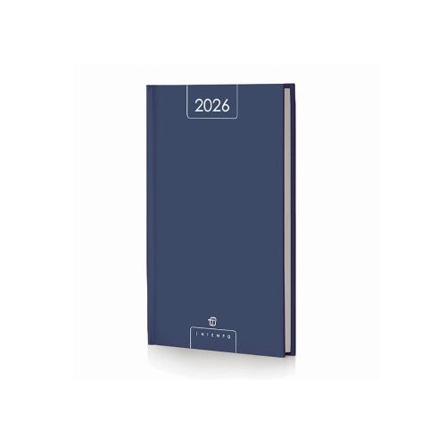 Intempo Agenda Settimanale 2026 Alfa 17×24 cm – Copertina Blu per Pianificazione Settimanale