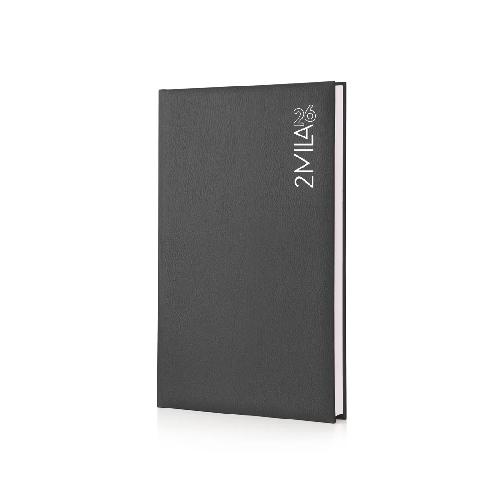 Agenda Giornaliera Intempo Magique 2026 – 12 Mesi, 4 Colonne, Balacron Nero 21x30 cm