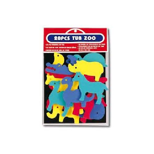 Forme in gomma EVA animali assortiti 20 pz | Sagome morbide e colorate per hobby, scuole e decorazioni