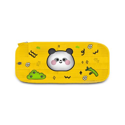 Astuccio Cartomania Pencil Bag Write Up Panda Giallo